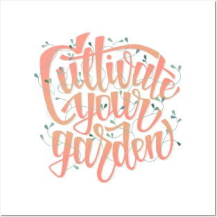 Cultivate Your Garden - lettering Posters and Art